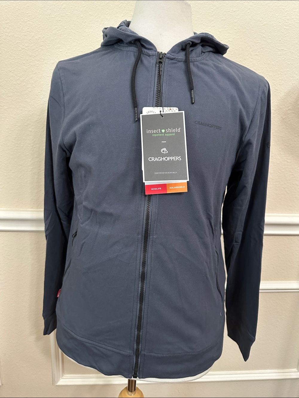 Craghoppers NOSILIFE TILPA HOODED JACKET - Ombre Blue